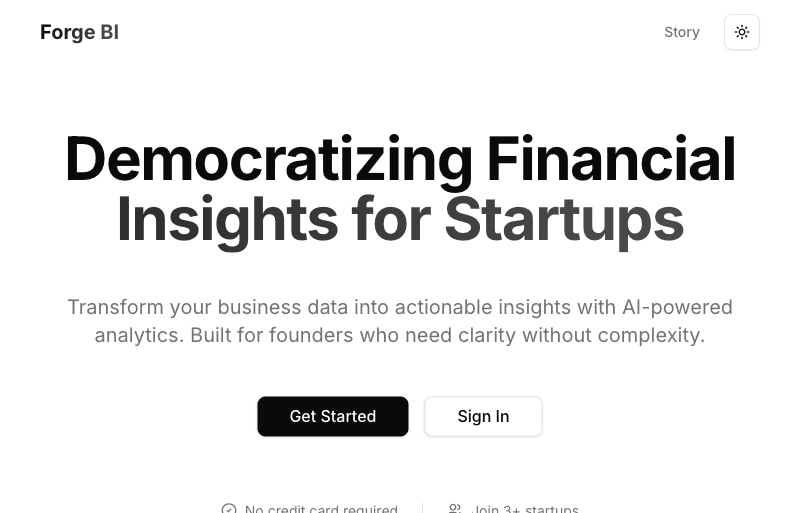 Forge BI screenshot 1
