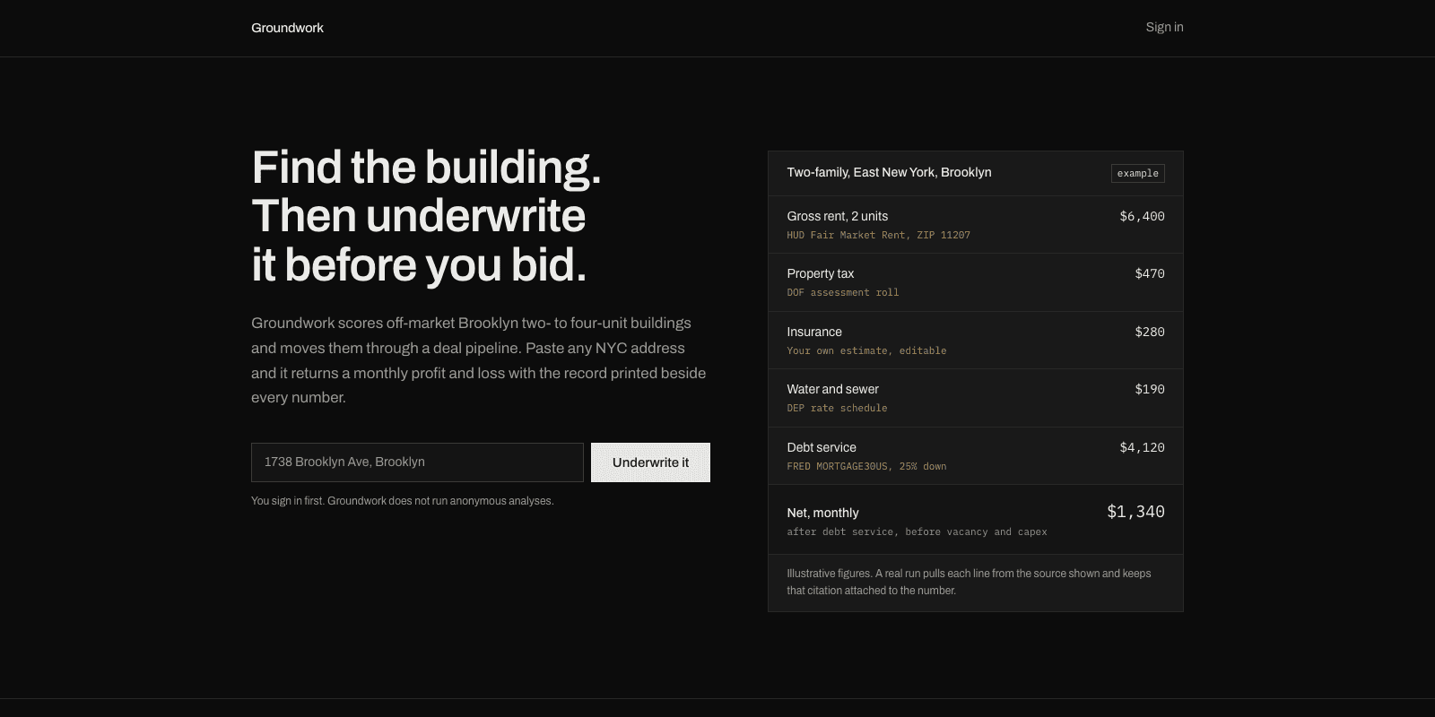 Groundwork screenshot